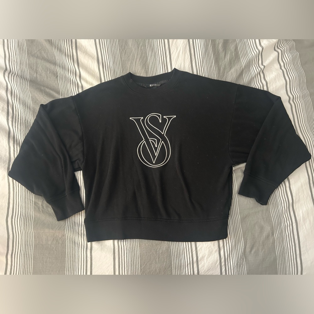 Victoria Secret Cropped Sweatshirt Size Medium